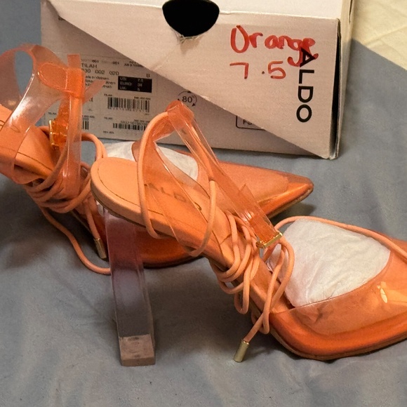 ALDO Clear creamsicle orange - Picture 2 of 4